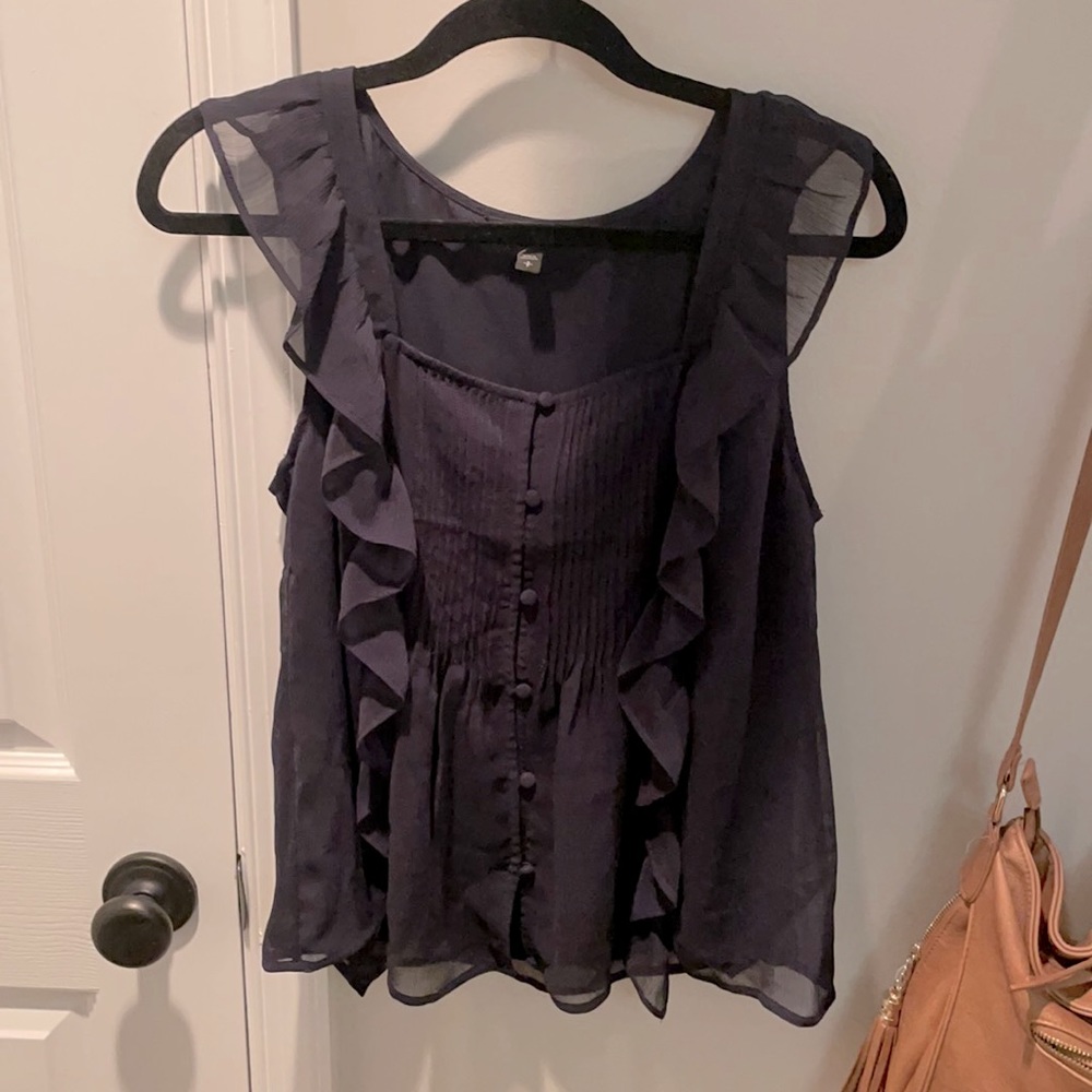EXPRESS Square neck blouse